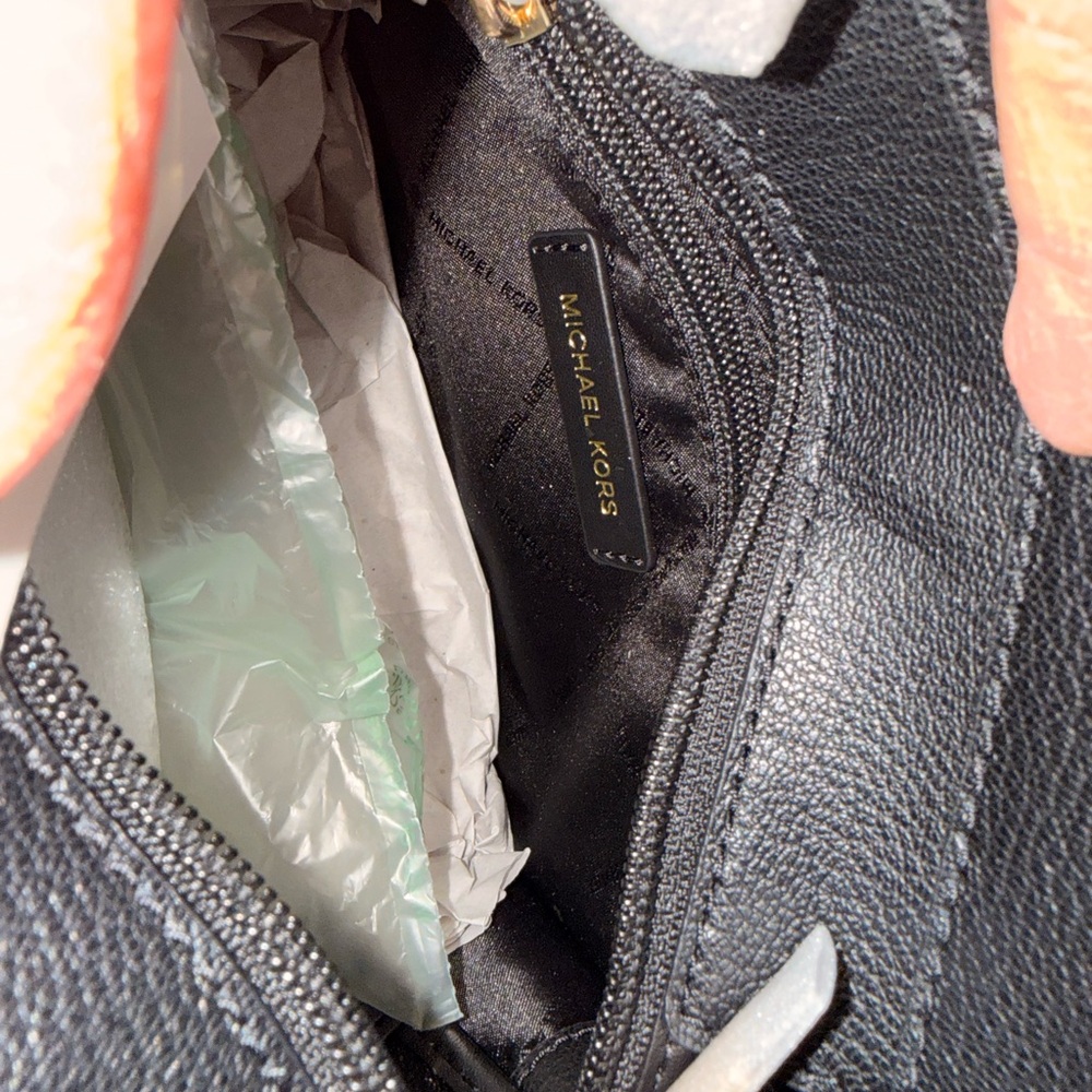 Michael Kors Black Satchel with Gold Hardware - Picture 3 of 7